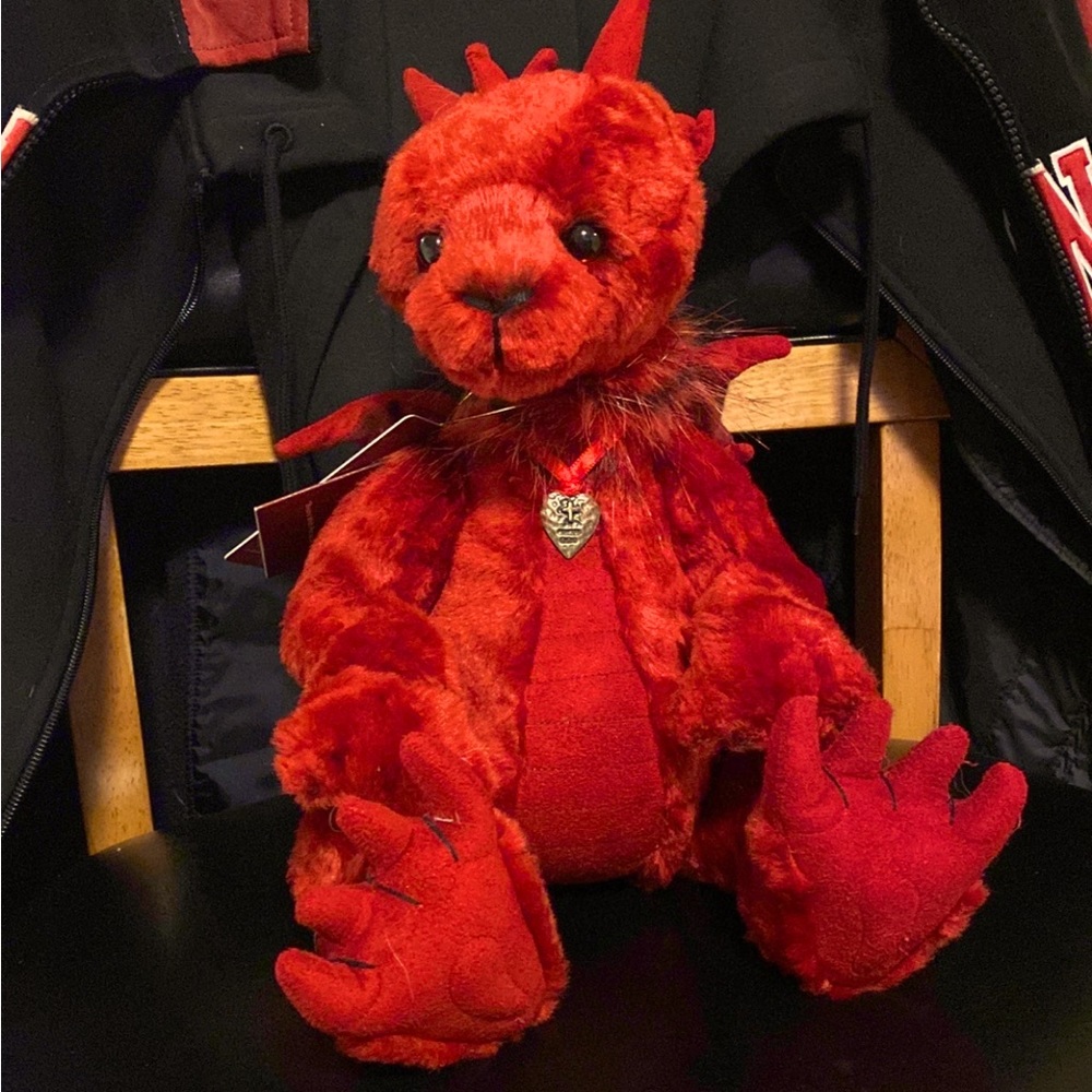 Charlie Bears limited edition Seraphina the red dragon